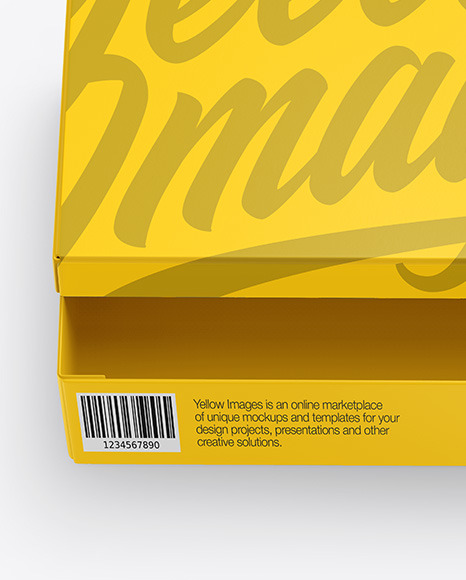 Download Matte Shoes Box Mockup In Box Mockups On Yellow Images Object Mockups