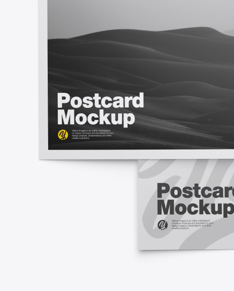 Download Matte A5 Postcard Mockup In Stationery Mockups On Yellow Images Object Mockups Yellowimages Mockups