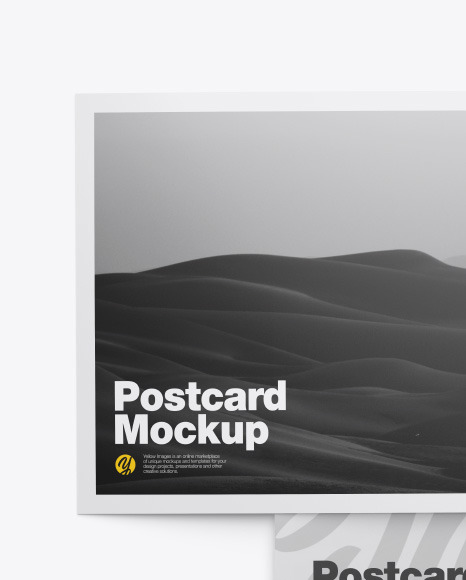 Matte A5 Postcard Mockup