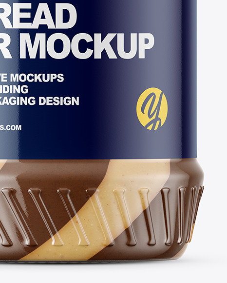 Download Duo Chocolate Spread Jar Mockup In Jar Mockups On Yellow Images Object Mockups PSD Mockup Templates