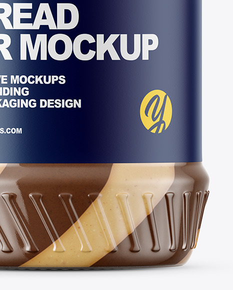 Download Duo Chocolate Spread Jar Mockup In Jar Mockups On Yellow Images Object Mockups PSD Mockup Templates