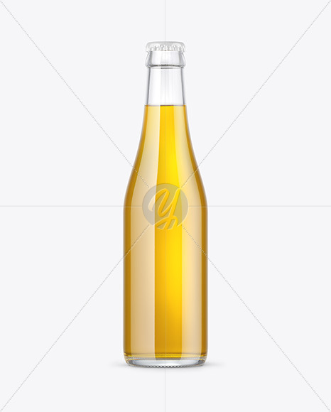 Download Dark Amber Glass Lager Beer Bottle Psd Mockup Yellowimages