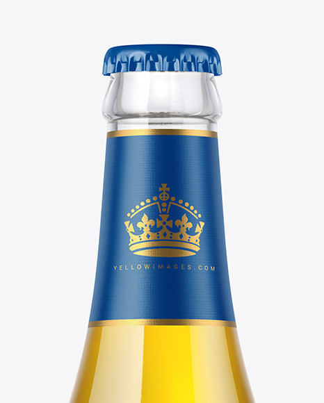 Download Clear Glass Lager Beer Bottle Mockup In Bottle Mockups On Yellow Images Object Mockups Yellowimages Mockups