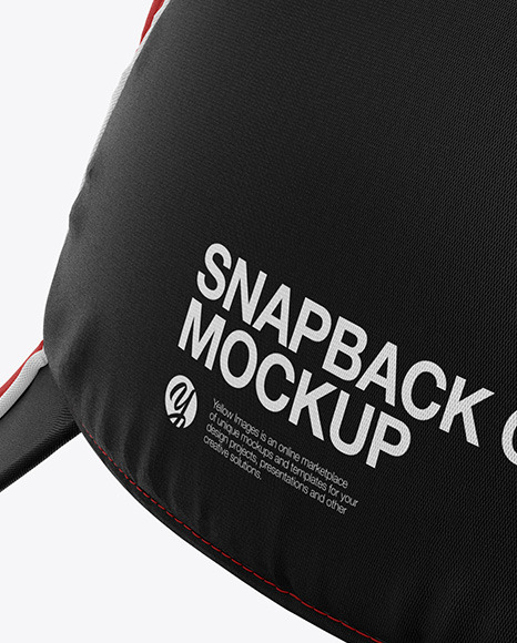 Download Snapback Cap Mockup In Apparel Mockups On Yellow Images Object Mockups