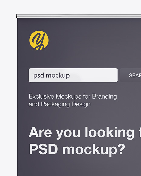 Download Free Roll Up Banner Mockup Psd Yellowimages