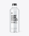 Clear PET Water Bottle Mockup