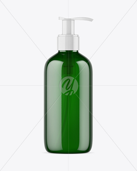 Download Dark Green Liquid Soap Bottle With Pump Mockup In Bottle Mockups On Yellow Images Object Mockups Yellowimages Mockups