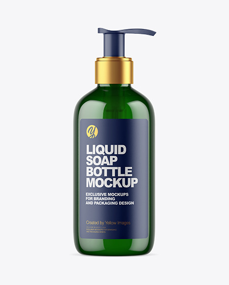 Download Frosted Dark Amber Liquid Soap Bottle With Pump Mockup Yellow Author Yellowimages Mockups