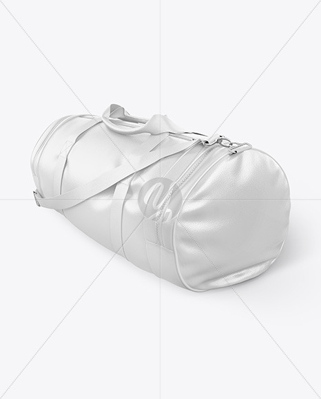 Duffle Bag Mockup Halfside View In Apparel Mockups On Yellow Images Object Mockups