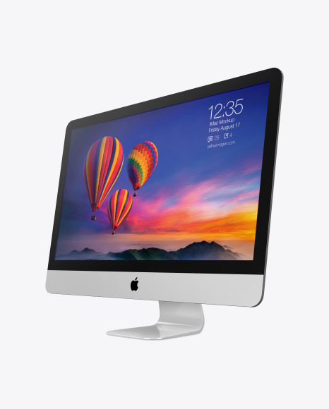 Imac Pro Mockup In Device Mockups On Yellow Images Object Mockups