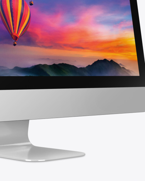 iMac Pro Mockup   Left Side View PSD #7