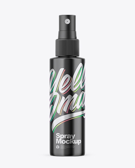 Download Glossy Metallic Spray Bottle Mockup in Bottle Mockups on ... Yellowimages Mockups