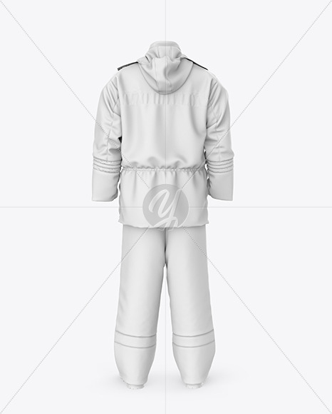 Download Winter Insulated Coveralls Mockup - Back View in Apparel ...