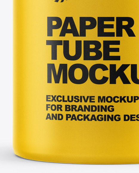 Download Matte Tube Mockup In Tube Mockups On Yellow Images Object Mockups PSD Mockup Templates