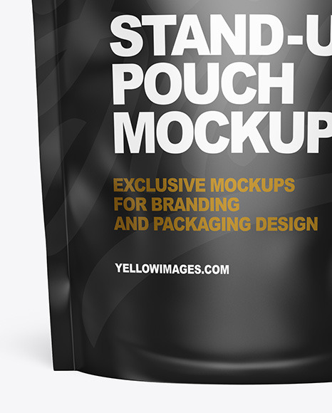 Matte Stand-up Pouch Mockup