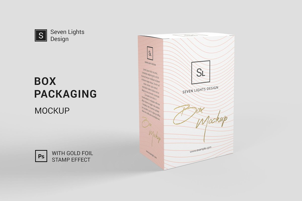 Download Package Box Chocolate Box Mockup Yellow Images