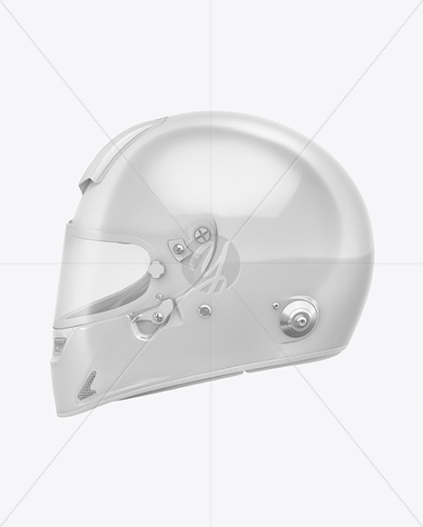 Download F1 Helmet Mockup Side View In Apparel Mockups On Yellow Images Object Mockups