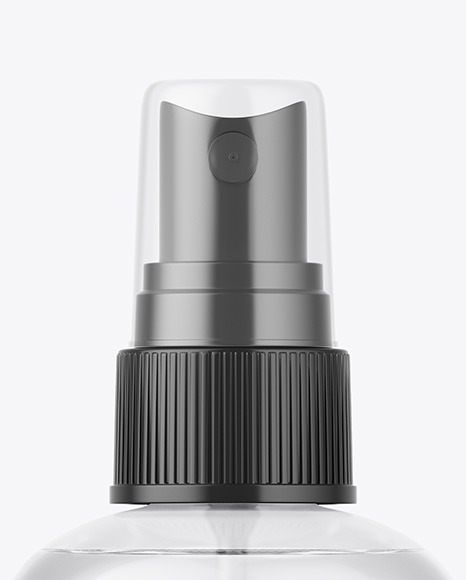 Clear Spray Bottle Mockup PSD #2