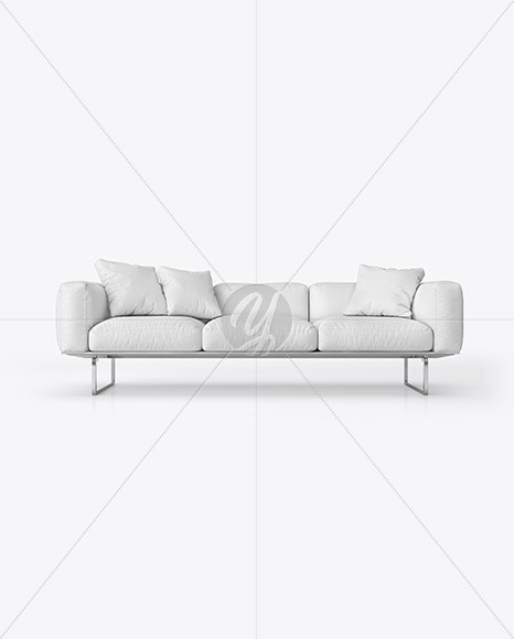 Download Sofa Cover And Throw Pillows Set Mockup In Object Mockups On Yellow Images Object Mockups PSD Mockup Templates