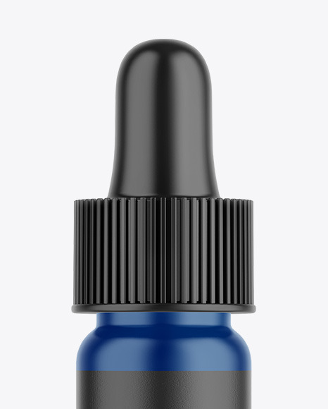 Matte Plastic Dropper Bottle Mockup PSD #2