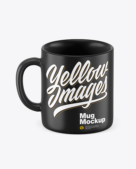 Download Matte Coffee Cup Mockup In Cup Bowl Mockups On Yellow Images Object Mockups PSD Mockup Templates