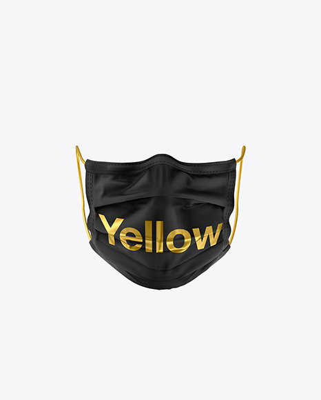 Download Face Mask Mockup In Apparel Mockups On Yellow Images Object Mockups PSD Mockup Templates