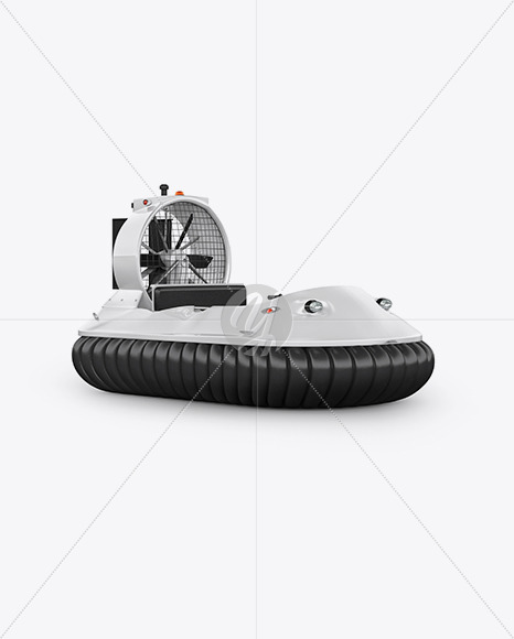 Download Hovercraft Mockup Halfside View In Vehicle Mockups On Yellow Images Object Mockups Yellowimages Mockups