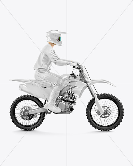 Download Motocross Racing Kit Mockup in Vehicle Mockups on Yellow ...