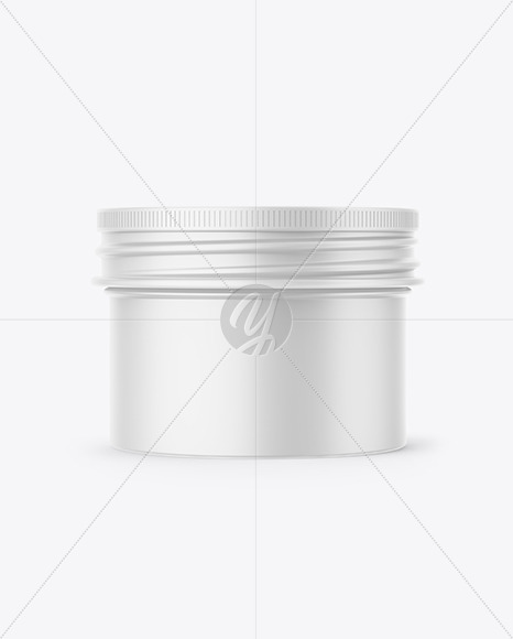 Download 100g Matte Cosmetic Tin Can Mockup In Can Mockups On Yellow Images Object Mockups PSD Mockup Templates