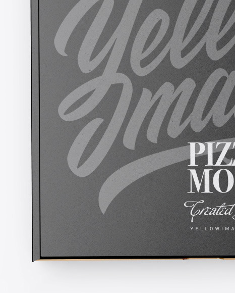 Download Closed Kraft Pizza Box Mockup In Box Mockups On Yellow Images Object Mockups Yellowimages Mockups