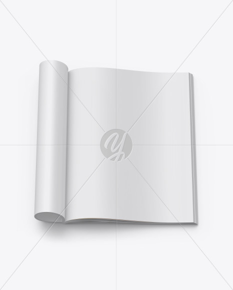 Matte Magazine Mockup In Stationery Mockups On Yellow Images Object Mockups