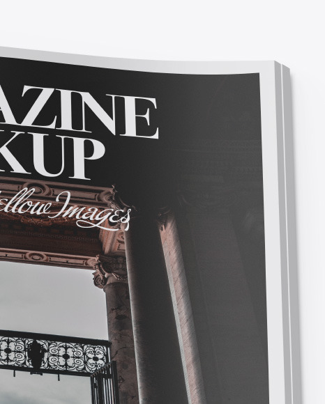 Matte Magazine Mockup PSD #6