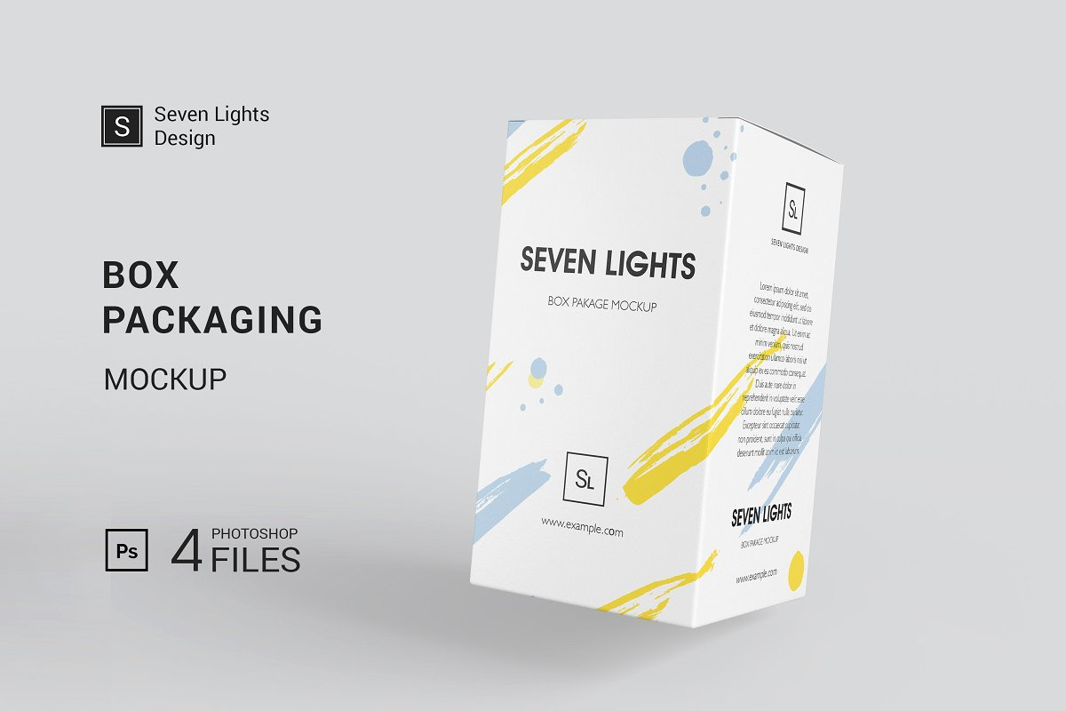 Download Long Box Mockup Free Yellowimages