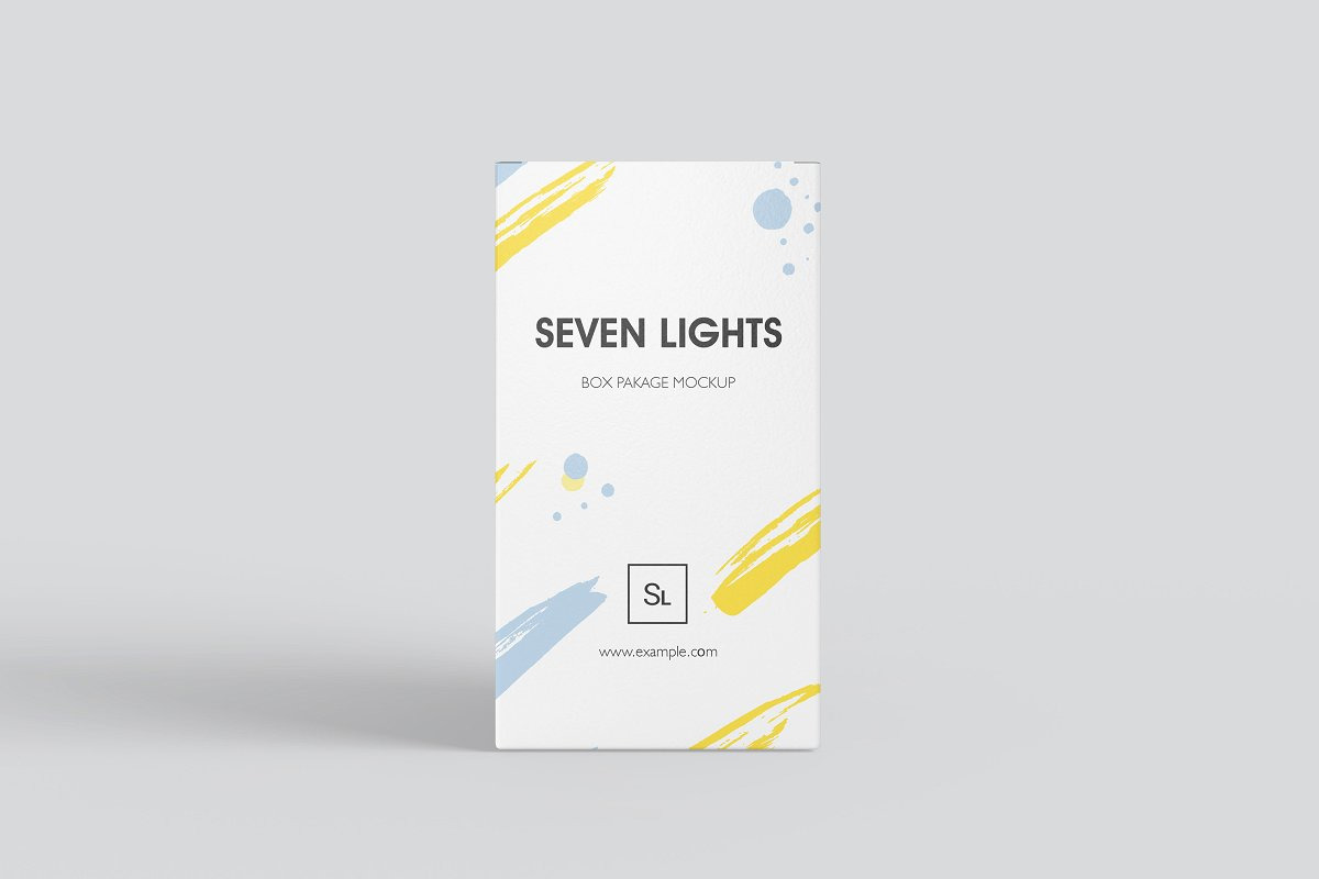 Box Packaging Mockup In Packaging Mockups On Yellow Images Creative Store