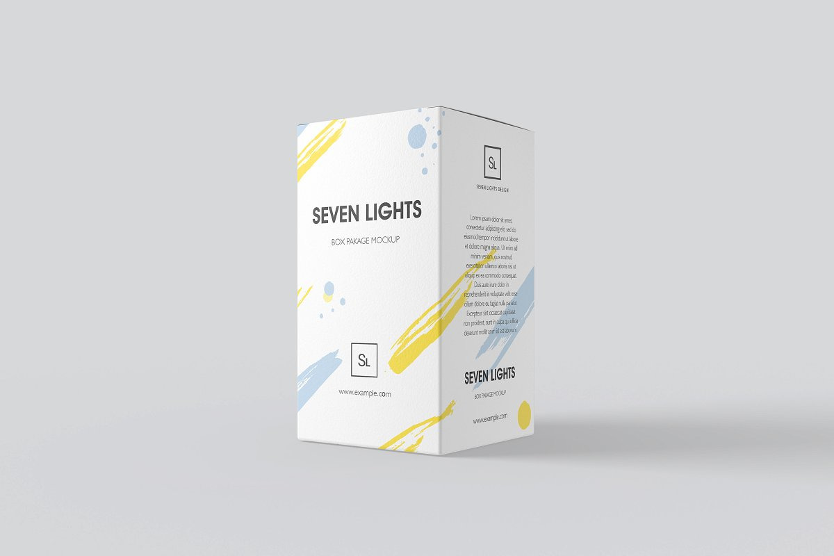 Download Box Packaging Mockup In Packaging Mockups On Yellow Images Creative Store PSD Mockup Templates