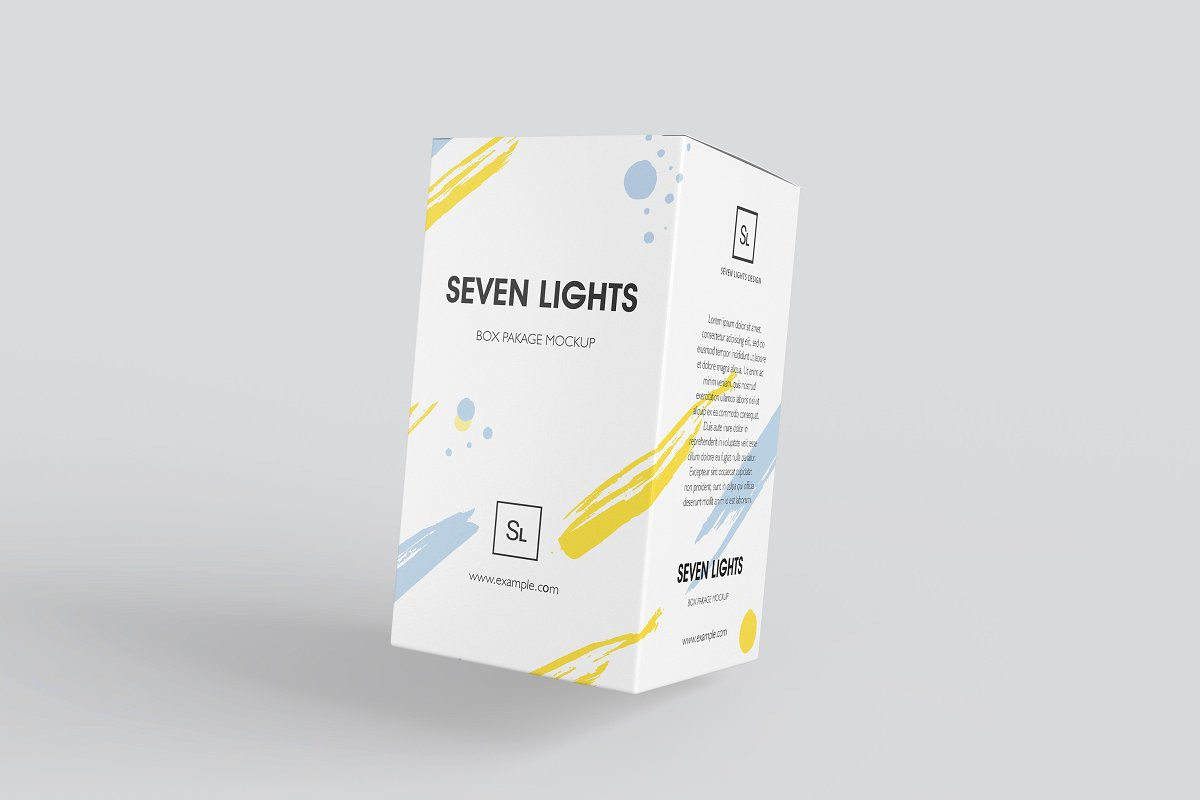 Box Packaging Mockup In Packaging Mockups On Yellow Images Creative Store