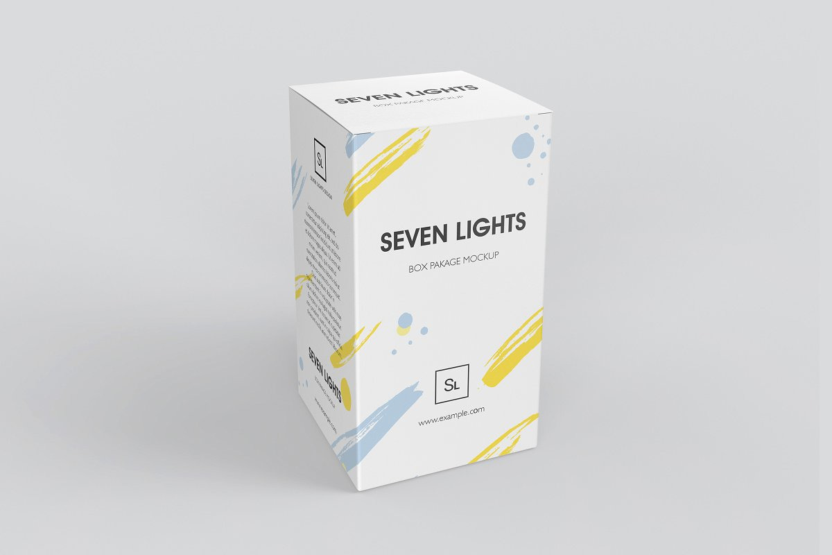 Download Box Packaging Mockup In Packaging Mockups On Yellow Images Creative Store