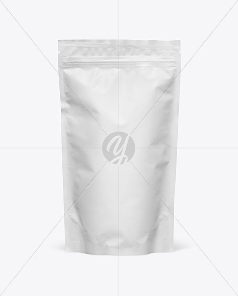 Download Glossy Stand Up Bag Mockup In Bag Sack Mockups On Yellow Images Object Mockups