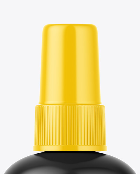 Matte Spray Bottle Mockup PSD #1