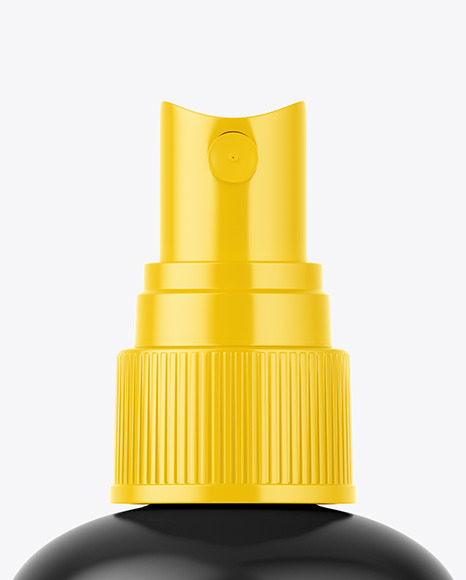 Matte Spray Bottle Mockup PSD #6