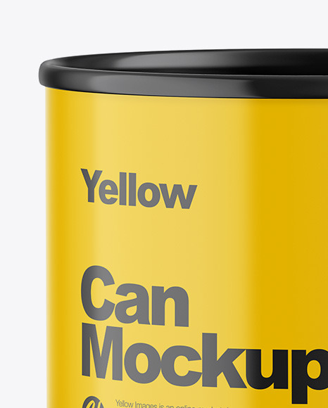 Glossy Can Mockup PSD #1