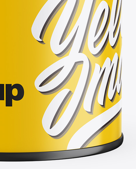 Glossy Can Mockup PSD #6