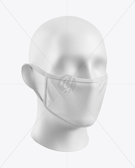 Download Face Mask With Valve Mockup In Apparel Mockups On Yellow Images Object Mockups