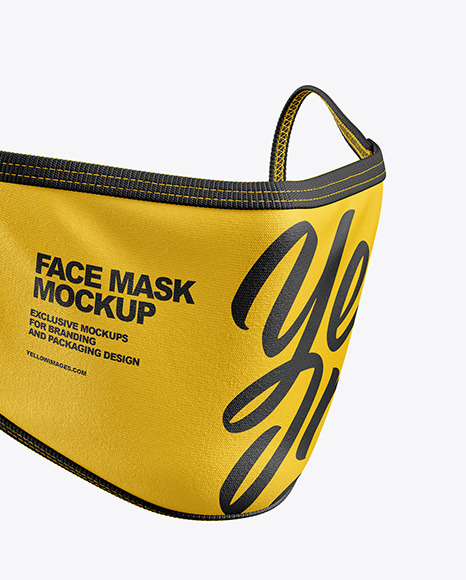 Download Fabric Face Mask Mockup Free Psd Mockups Template Promockups PSD Mockup Templates