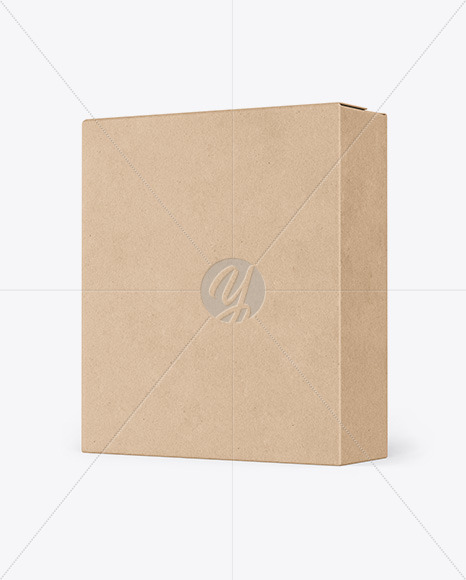 Download Kraft Box Mockup In Box Mockups On Yellow Images Object Mockups Yellowimages Mockups