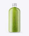 Green Smoothie Bottle Mockup