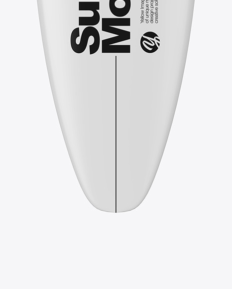 Download Surfboard Mockup - Front View in Object Mockups on Yellow ...