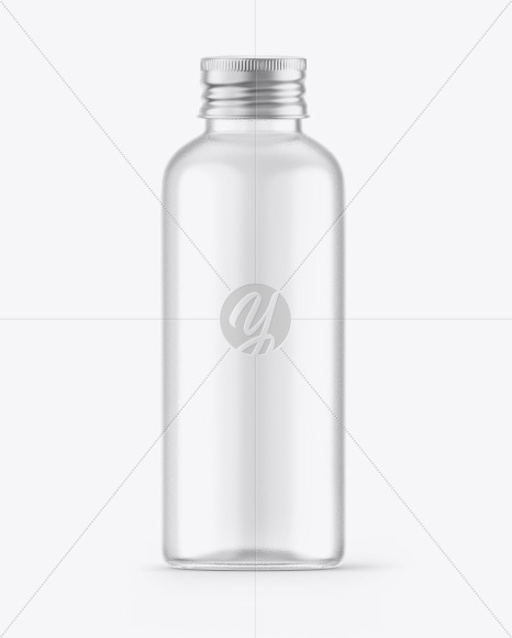 Clear Glass Bottle Mockup In Bottle Mockups On Yellow Images Object Mockups