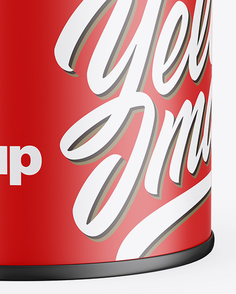 Matte Can Mockup PSD #6