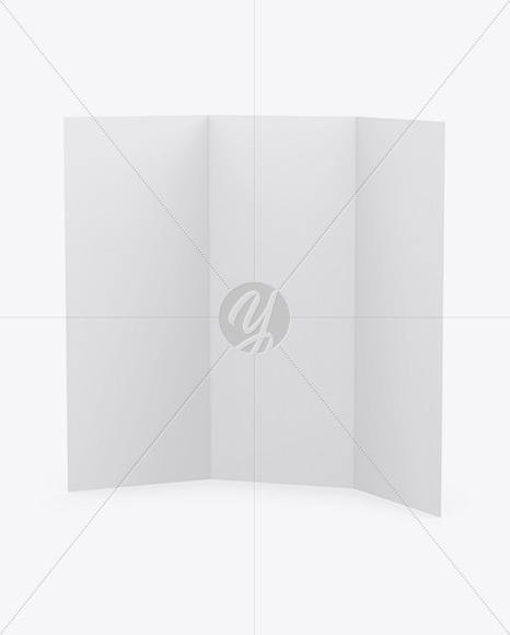 Paper Brochure Mockup PSD #3